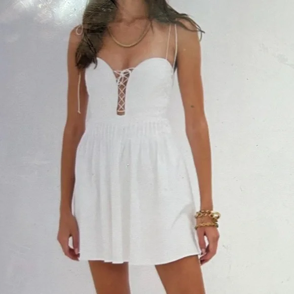 For love and lemons white mini dress - Picture 2 of 4